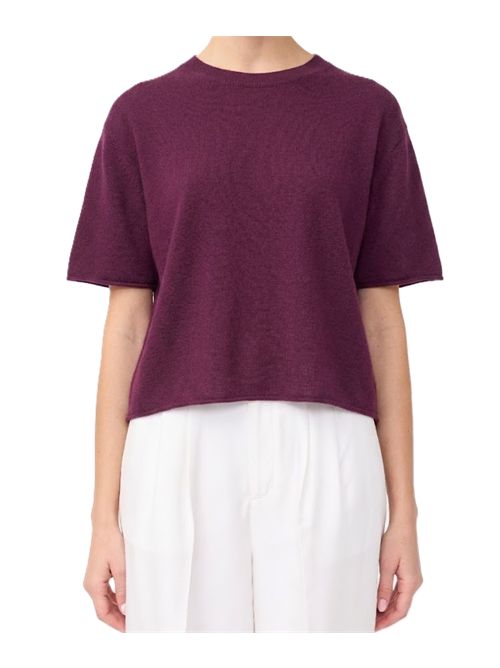 cila t-shirt Lisa Yang | 2023084DU DEEP PLUM